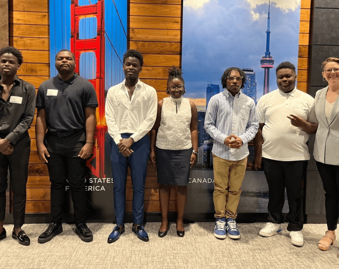 Students from Project SEARCH at Aramark's global headquarters. 